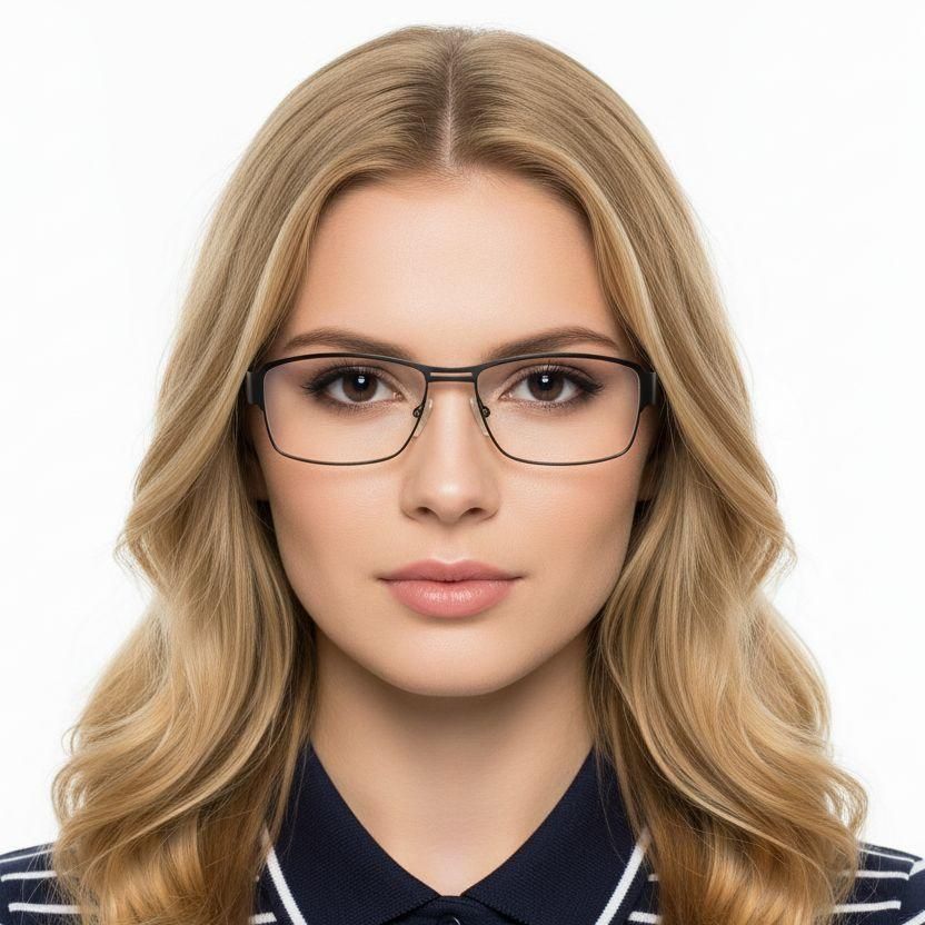 Aviator Black Metal Glasses #BS2012-0448