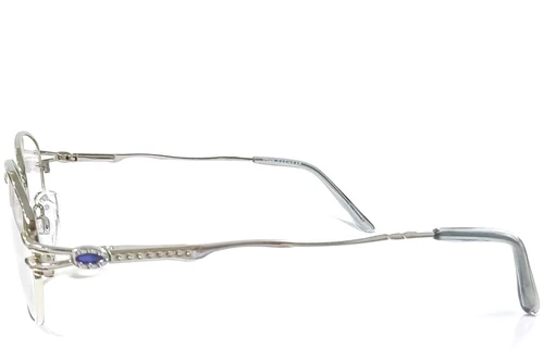 Oval Blue Metal Glasses #BS2012-0454