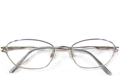 Oval Blue Metal Glasses #BS2012-0454