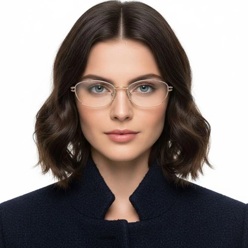 Oval Purple Metal Glasses #BS2012-0455