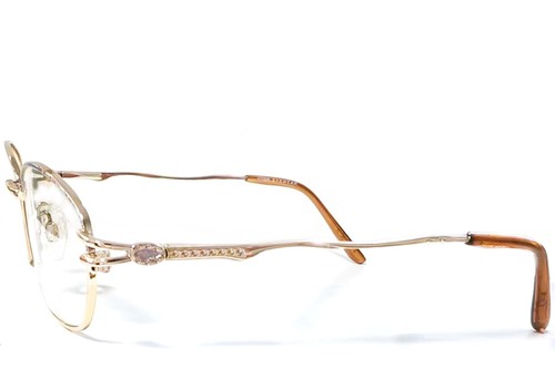 Oval Pink Metal Glasses #BS2012-0456