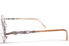 Oval Silver Metal Glasses #BS2012-0459