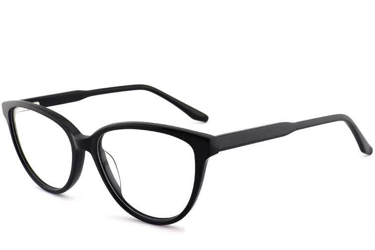 Gafas de acetato negro con forma de mariposa #BS2012-0465