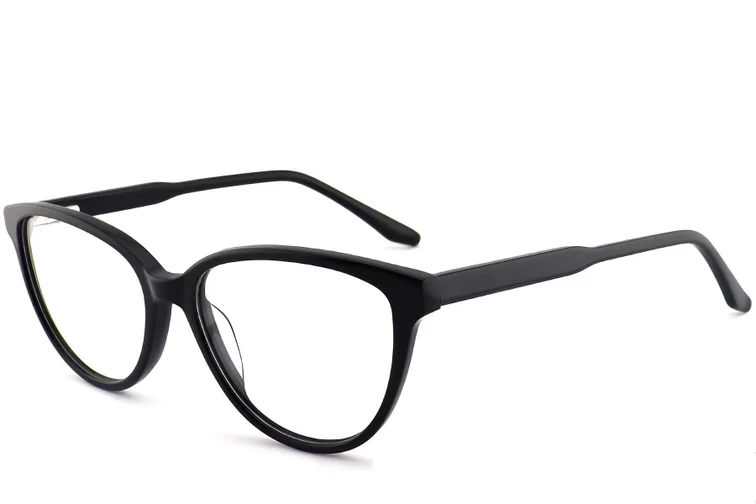 Gafas de acetato negro con forma de mariposa #BS2012-0465