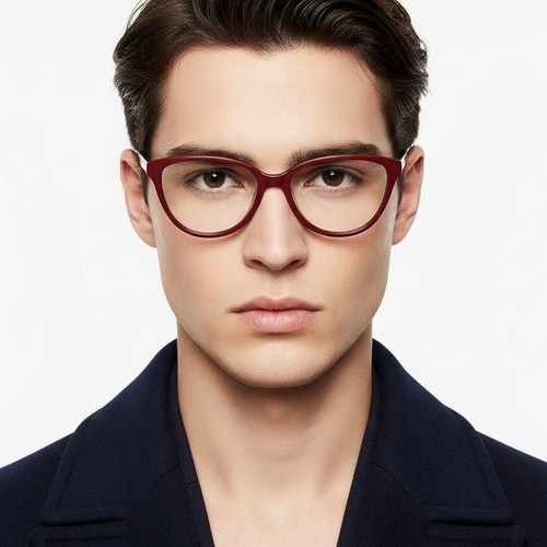 Butterfly Red Acetate Glasses #BS2012-0466