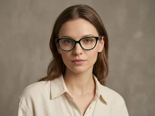 Lunettes en acétate bleu papillon #BS2012-0467