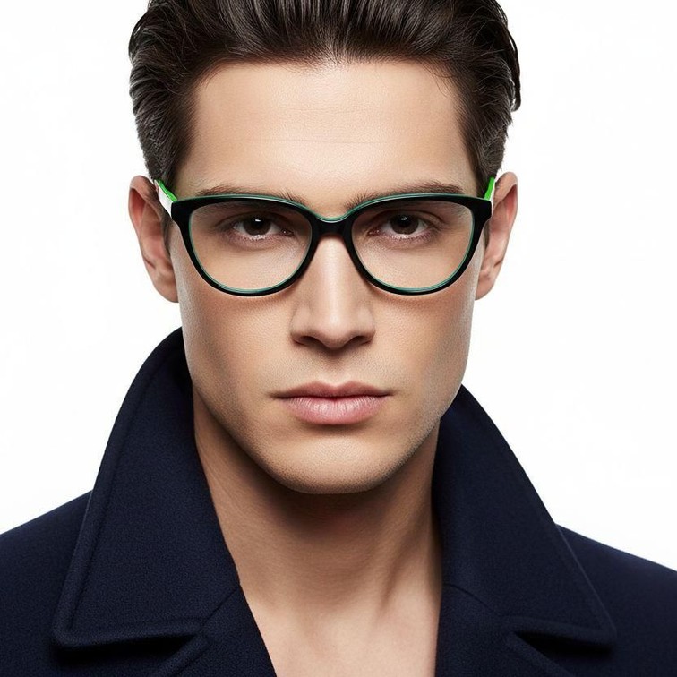 Gafas de acetato azul mariposa #BS2012-0467