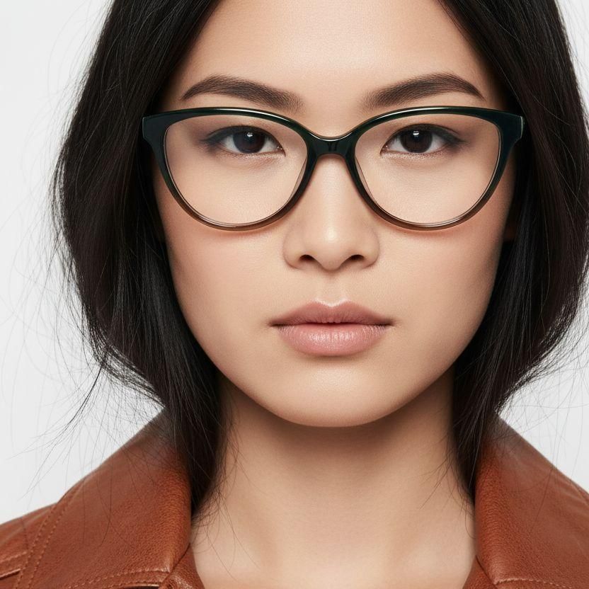 Butterfly Brown Acetate Glasses #BS2012-0469