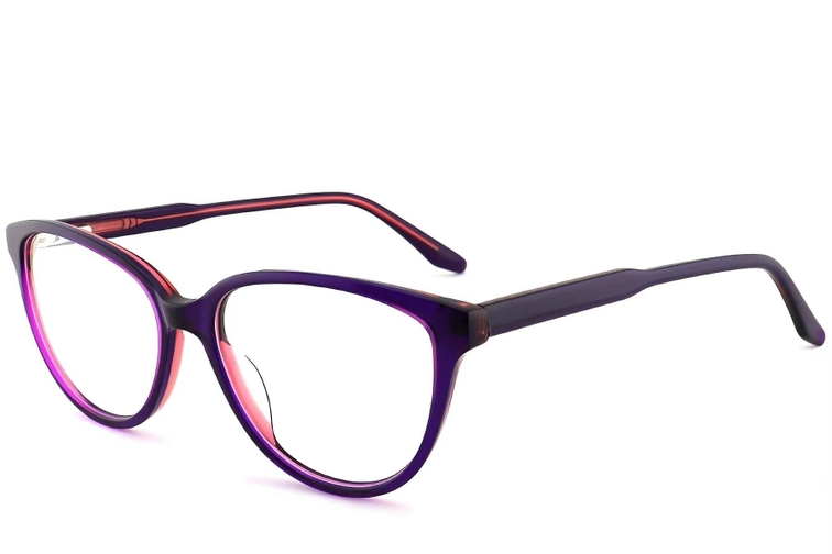 Gafas de acetato morado mariposa #BS2012-0470