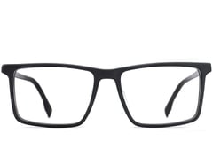 Lunettes rectangulaires en acétate noir #BS2012-0481