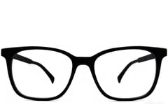 Lunettes rectangulaires en acétate noir #BS2012-0489