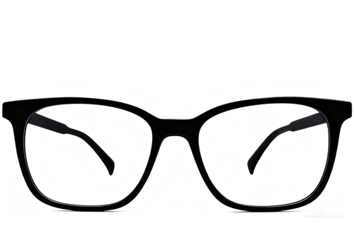 Lunettes rectangulaires en acétate noir #BS2012-0489