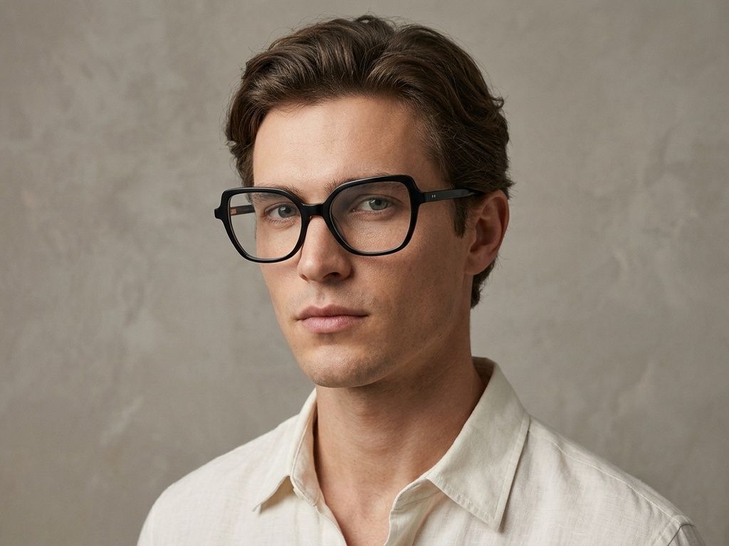 Butterfly Black Acetate Glasses #BS2012-0501