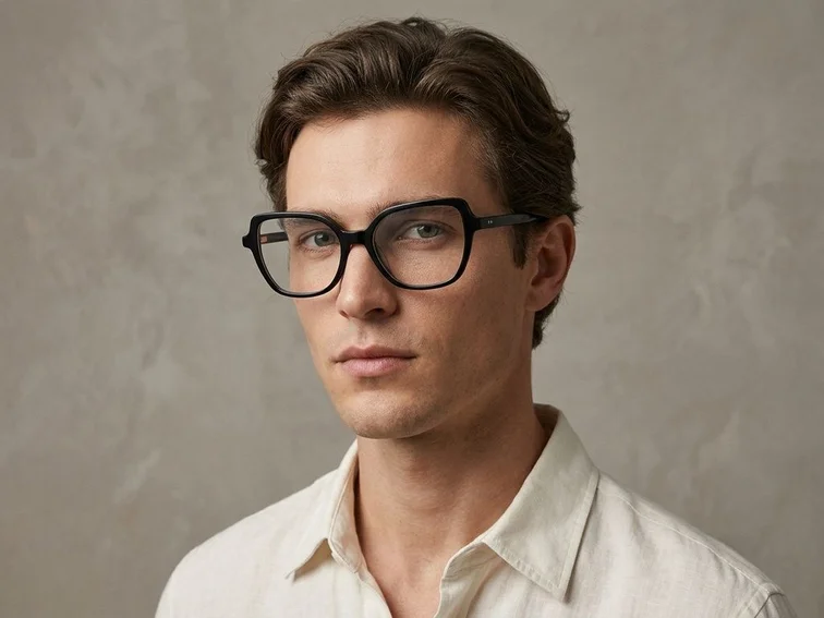 Butterfly Black Acetate Glasses #BS2012-0501