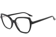 Butterfly Black Acetate Glasses #BS2012-0501