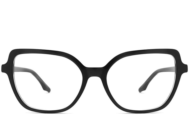 Butterfly Black Acetate Glasses #BS2012-0501