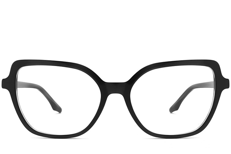 Butterfly Black Acetate Glasses #BS2012-0501