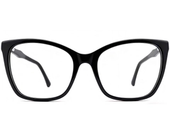 Gafas de acetato negro con forma de mariposa #BS2012-0502