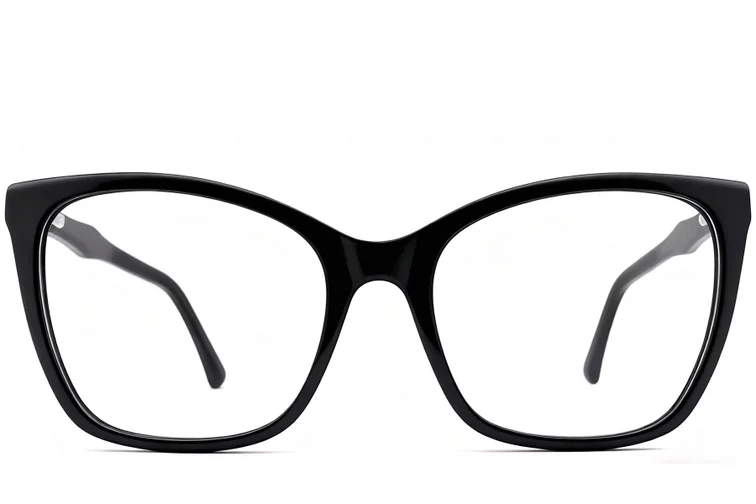 Butterfly Black Acetate Glasses #BS2012-0502