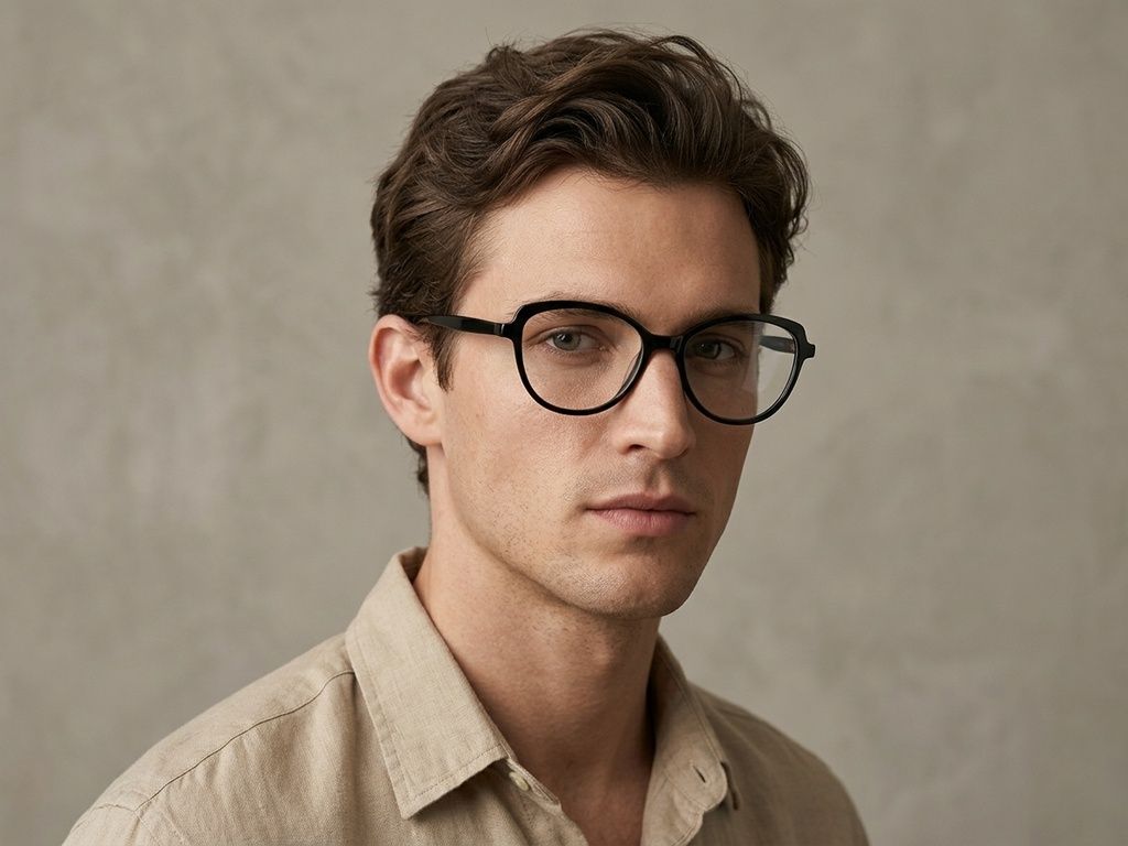 Butterfly Black Acetate Glasses #BS2012-0503