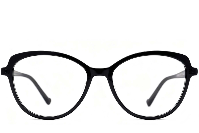 Butterfly Black Acetate Glasses #BS2012-0503