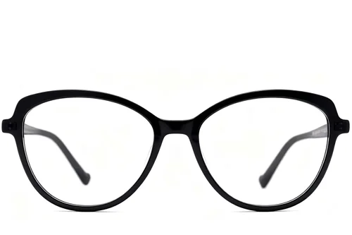 Lunettes papillon en acétate noir #BS2012-0503