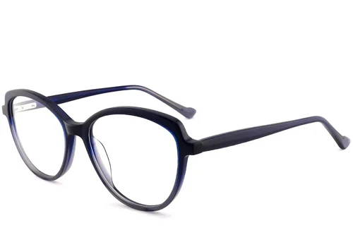 Lunettes en acétate bleu papillon #BS2012-0505
