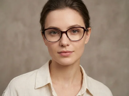 Lunettes en acétate gris papillon #BS2012-0506