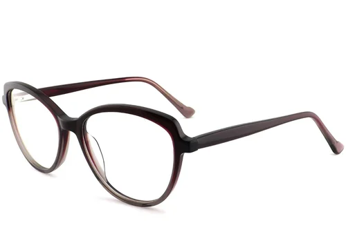 Lunettes en acétate gris papillon #BS2012-0506