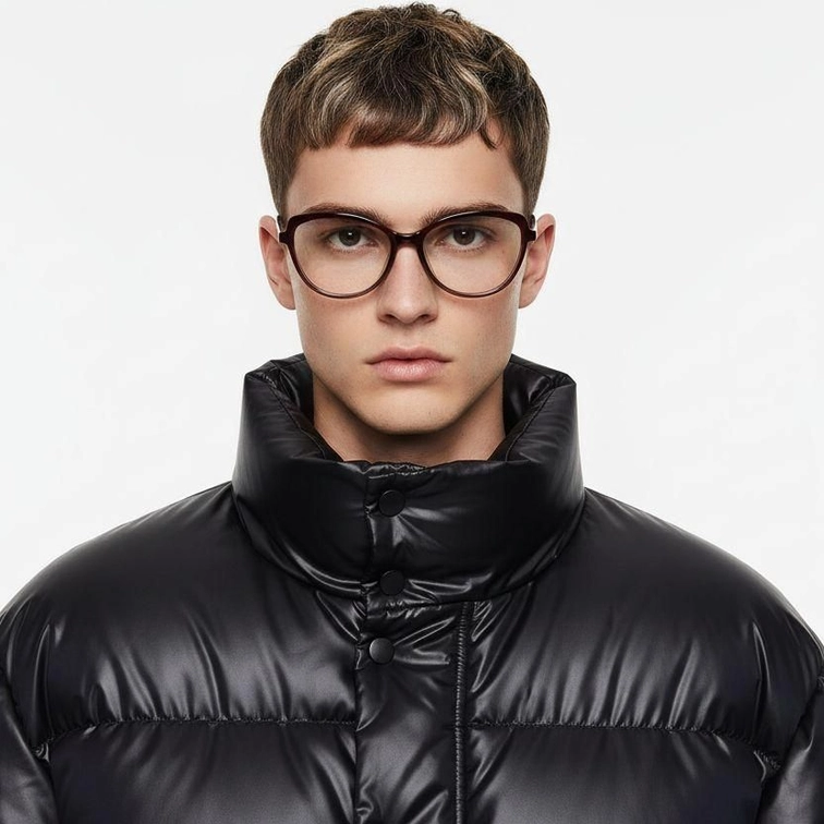 Gafas de acetato gris mariposa #BS2012-0506