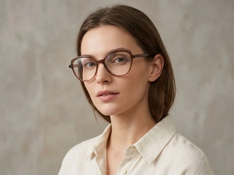 Butterfly Brown Acetate Glasses #BS2012-0507
