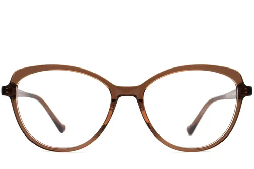 Lunettes papillon en acétate brun #BS2012-0507
