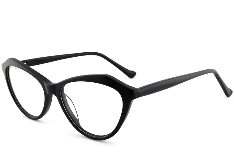 Butterfly Black Acetate Glasses #BS2012-0508