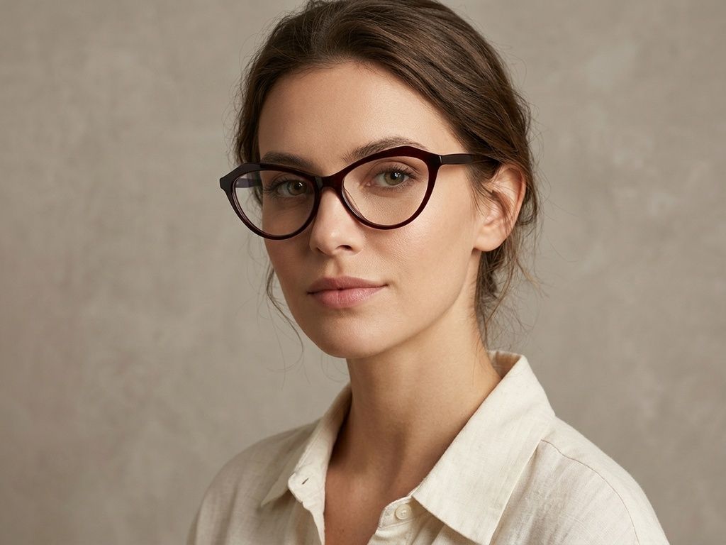 Butterfly Red Acetate Glasses #BS2012-0509
