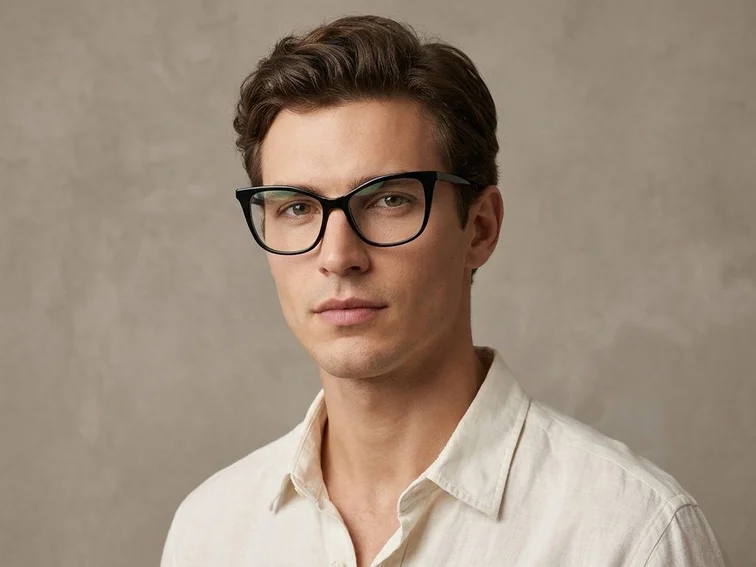 Butterfly Black Acetate Glasses #BS2012-0512