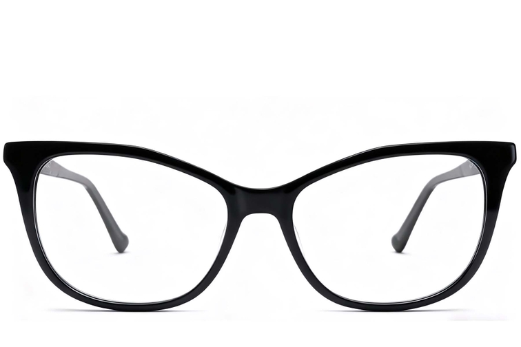 Butterfly Black Acetate Glasses #BS2012-0512