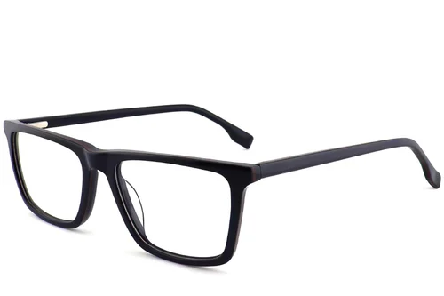 Rectangular Blue Acetate Glasses #BS2012-0515