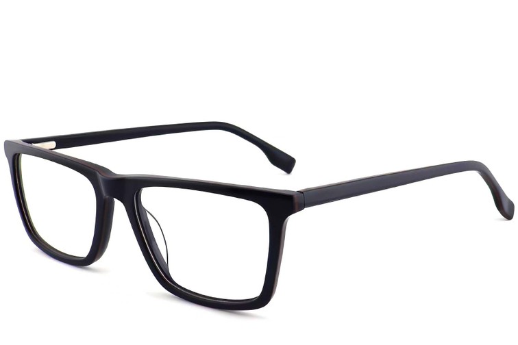 Bicchieri rettangolari in acetato blu #BS2012-0515