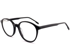Oval Black Acetate Glasses #BS2012-0543