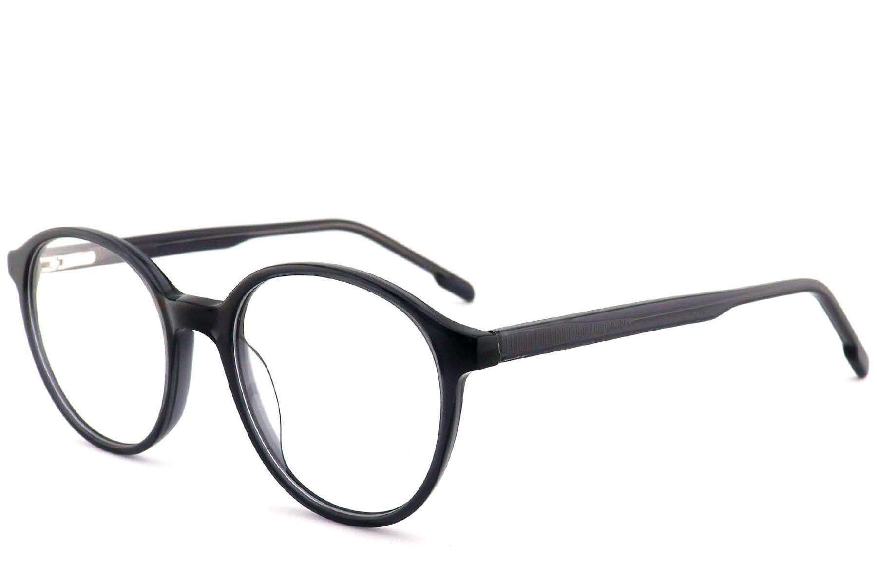 Oval Grey Acetate Glasses #BS2012-0545