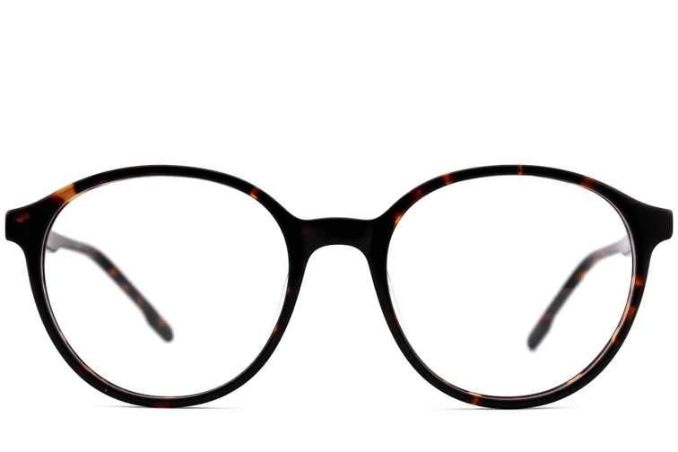 Lunettes ovales en acétate écaille de tortue #BS2012-0546