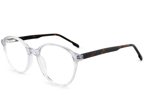 Verres ovales en acétate transparent #BS2012-0547
