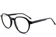 Oval Black Acetate Glasses #BS2012-0553