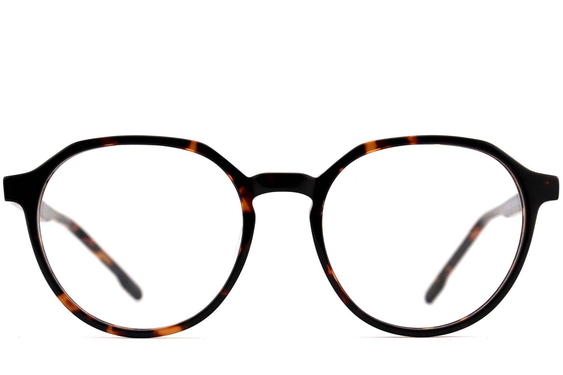 Oval Tortoiseshell Acetate Glasses #BS2012-0554