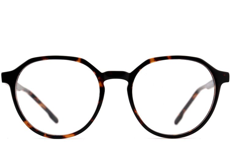Lunettes ovales en acétate écaille de tortue #BS2012-0554