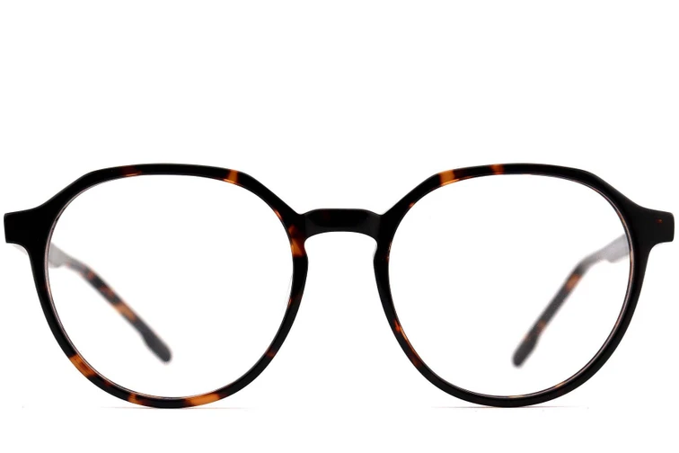 Lunettes ovales en acétate écaille de tortue #BS2012-0554