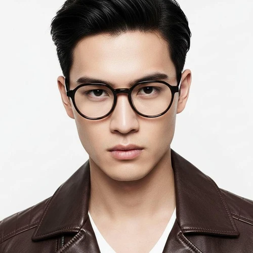 Oval Tortoiseshell Acetate Glasses #BS2012-0554