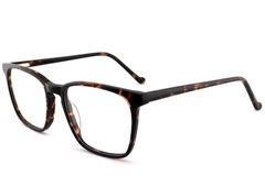 Lunettes rectangulaires en acétate écaille de tortue #BS2012-0561