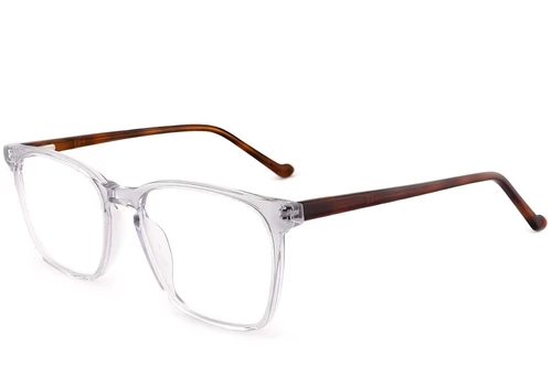 Rectangular Transparent Acetate Glasses #BS2012-0562