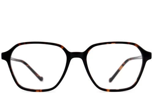 Lunettes rectangulaires en acétate écaille de tortue #BS2012-0571